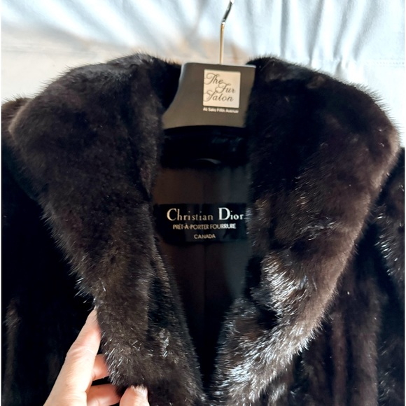 Dior Jackets & Blazers - Christian Dior Mink Fur Coat, Women’s Full Length Fur Coat with Hoodie S/M